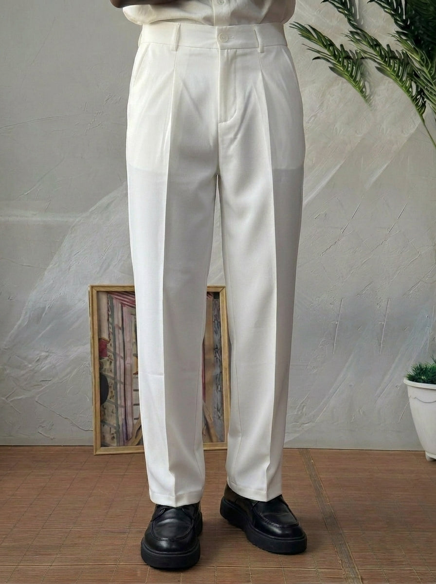 Regular fit trousers