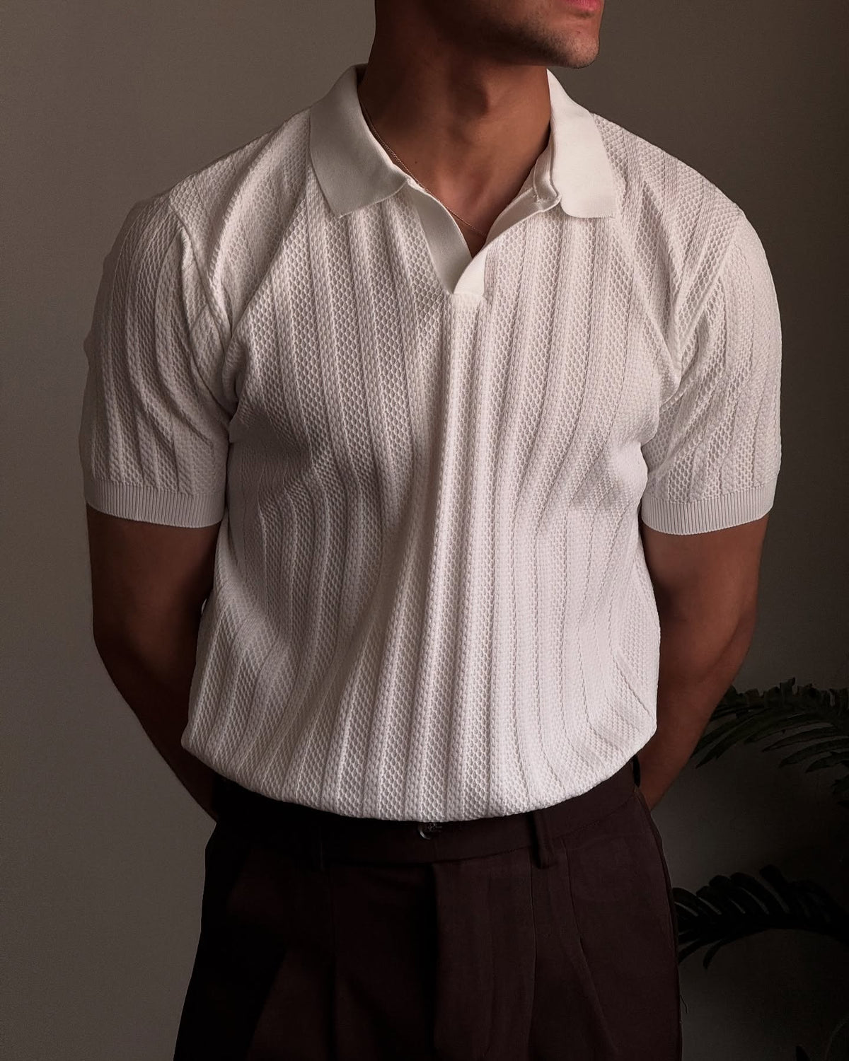 Polo V-Neck T-shirt