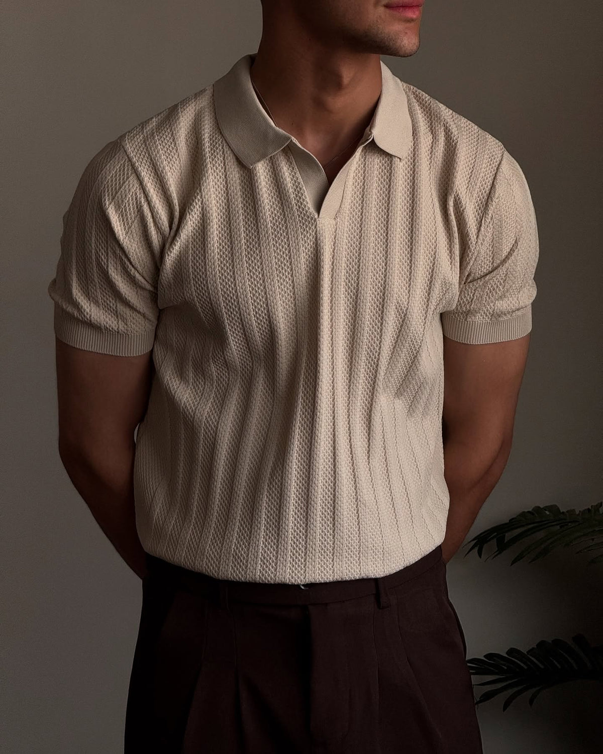 Polo V-Neck T-shirt