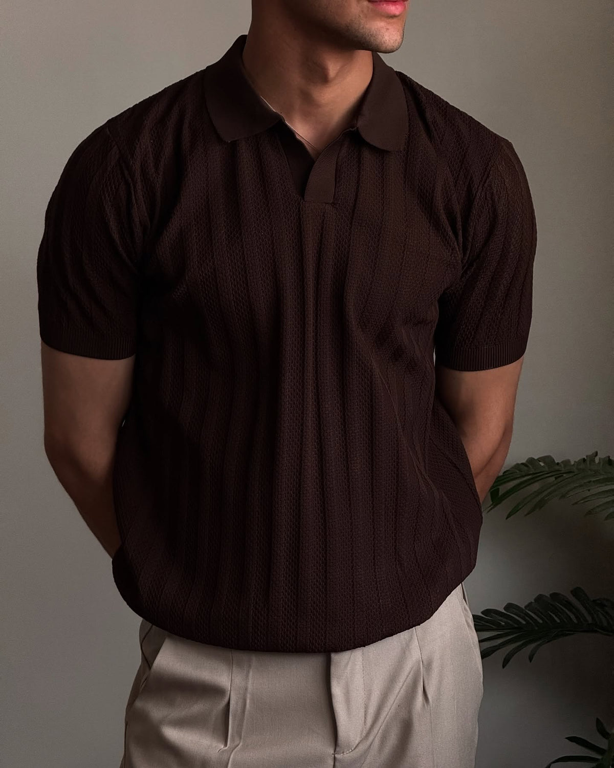 Polo V-Neck T-shirt