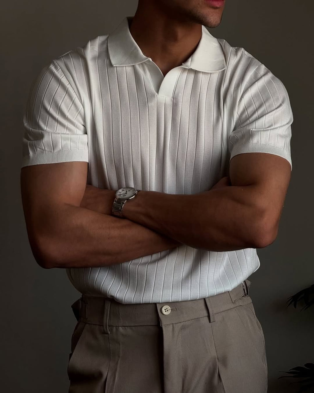 Polo V-Neck T-shirt
