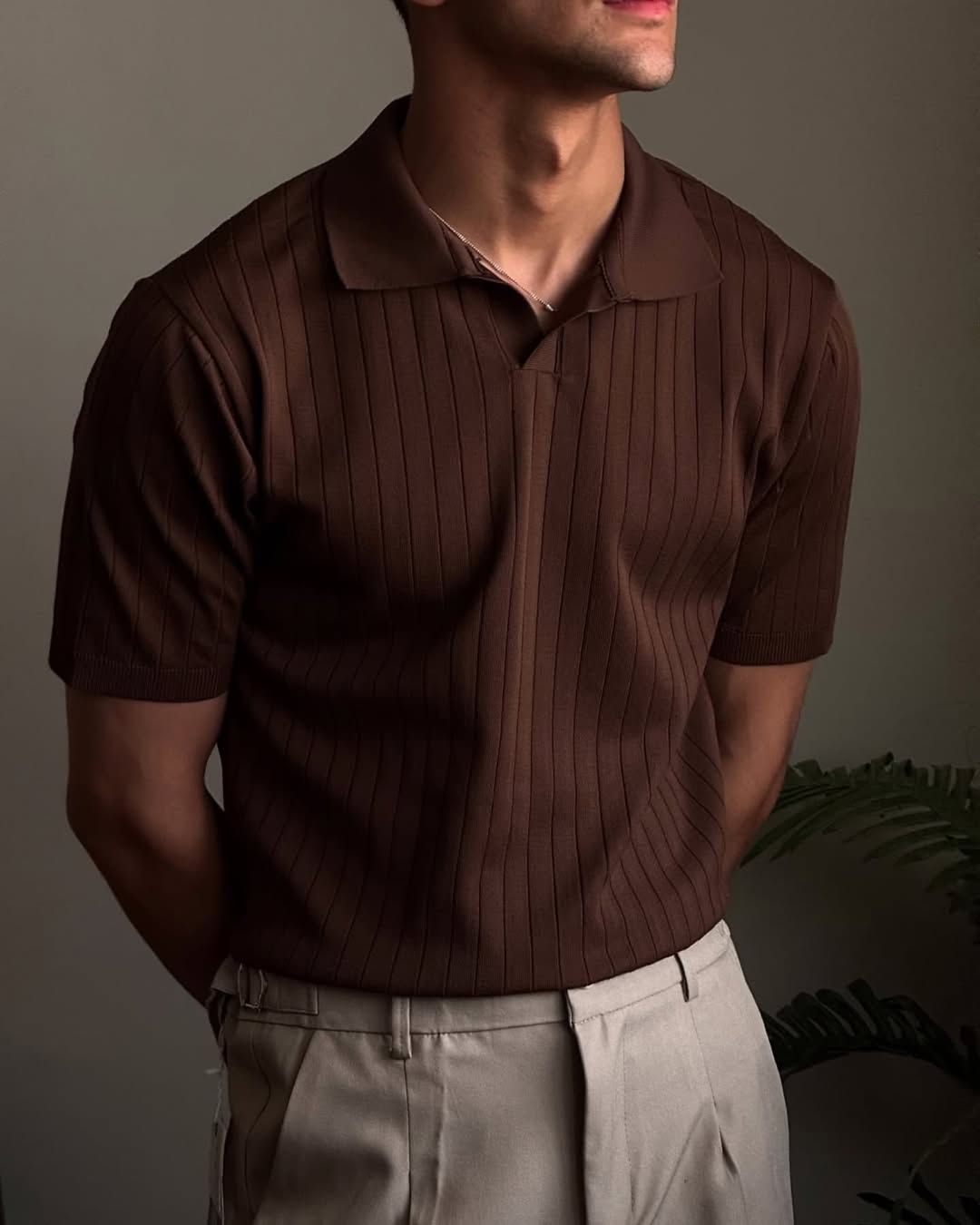 Polo V-Neck T-shirt
